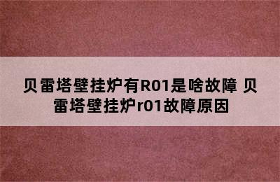 贝雷塔壁挂炉有R01是啥故障 贝雷塔壁挂炉r01故障原因